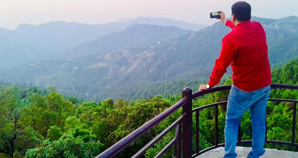 Dreamview Homestay Mukteshwar Balcony View