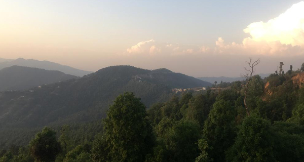 View from Dreamview Homestay Mukteshwar